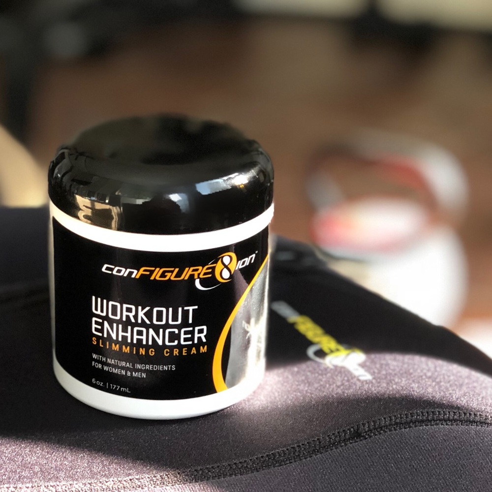 conFIGURE8ion Workout Enhancement Slim Cream - 6 oz jar Sauna Sweat Cream